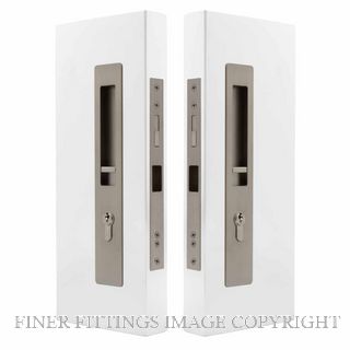 WINDSOR LUME 5730-1-BN LOCK SET KEY/KEY INT 250MM 35-37MM DOOR BRUSHED NICKEL