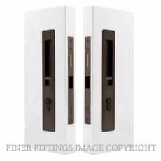 WINDSOR 5730 LUME SLIDING DOOR LOCKSET  KEY-KEY COCOA BRONZE