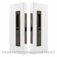 WINDSOR 5730 LUME SLIDING DOOR LOCKSET  KEY-KEY ROMAN BRASS