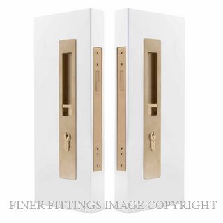 WINDSOR LUME 5730-1-USB LOCK SET KEY/KEY INT 250MM 35-37MM DOOR UNLACQUERED SATIN BRASS