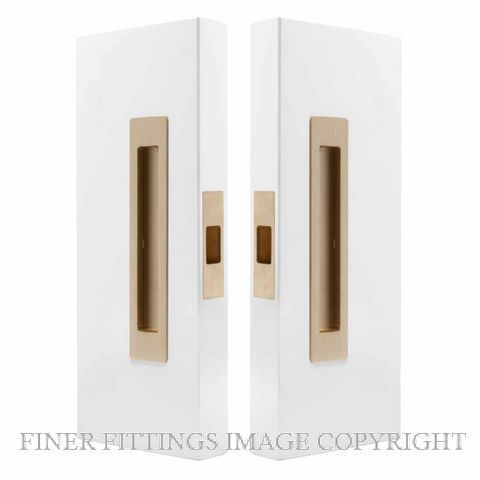 WINDSOR LUME 5690-USB PASSAGE SET - 200MM  UNLACQUERED SATIN BRASS