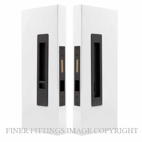 WINDSOR 5700 LUME SLIDING DOOR PRIVACY SET SNIB-EMERGENCY  DARK ROMAN BRASS