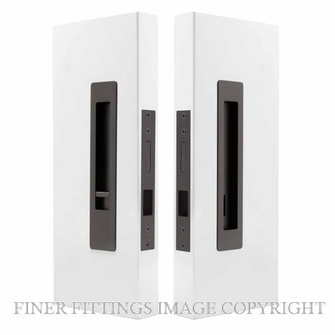 WINDSOR 5700 LUME SLIDING DOOR PRIVACY SET SNIB-EMERGENCY  GRAPHITE NICKEL