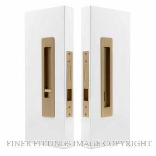 WINDSOR LUME 5700-MSB PRIVACY SET - INTEGRATED - SNIB/RELEASE - 200MM  MATT SATIN BRASS