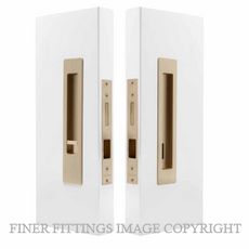WINDSOR 5700 LUME SLIDING DOOR PRIVACY SET SNIB-EMERGENCY  UNLACQUERED SATIN BRASS