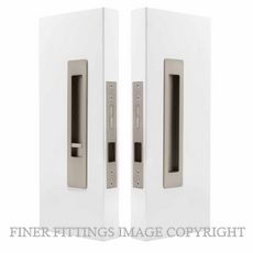 WINDSOR 5710 LUME SLIDING DOOR PRIVACY SET SNIB-BLANK  BRUSHED NICKEL
