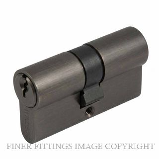 WINDSOR 1121 GN 60MM 5 PIN EURO DOUBLE CYLINDER KEY/KEY GRAPHITE  NICKEL