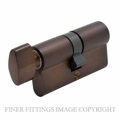 WINDSOR 1122 - 1225 CCB EURO KEY & TURN CYLINDERS COCOA BRONZE