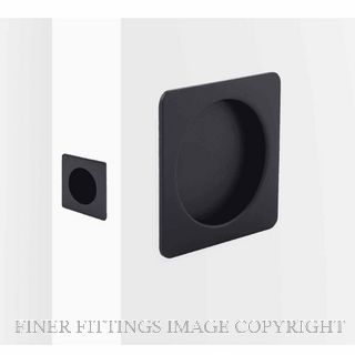 MILES NELSON 601SQBLK CAVITY SLIDER PASSAGE KIT SQUARE BLACK