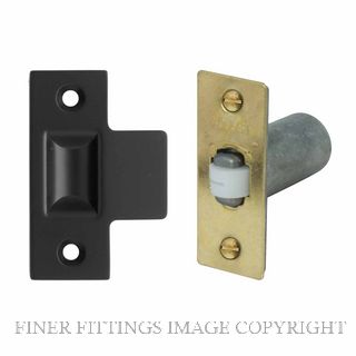 WINDSOR 1119 BLK ROLLER CATCH (T-STRIKE INCLUDED) BLACK