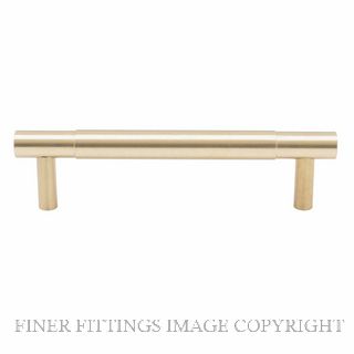 WINDSOR 6502-USB PLANAR CABINET HANDLE 160MM UNLACQUERED SATIN BRASS