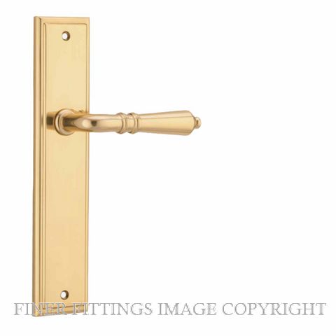 IVER 10236 SARLAT STEPPED PLATE POLISHED BRASS