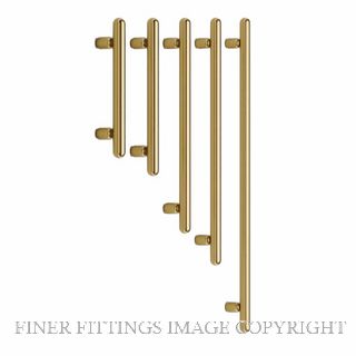 IVER 24030 PUERTO CABINET PULL HANDLE 198MM BRUSHED GOLD PVD