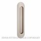 IVER 24165 OVAL FLUSH PULLS SATIN NICKEL