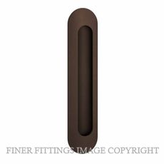 IVER 24162 OVAL FLUSH PULLS SIGNATURE BRASS
