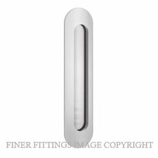 IVER 24164 OVAL FLUSH PULLS CHROME PLATE