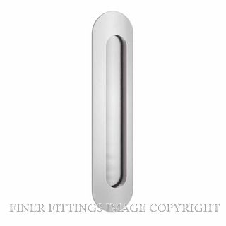 IVER 24164 OVAL FLUSH PULLS CHROME PLATE