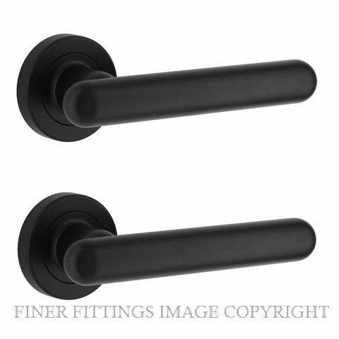 IVER 24003 PUERTO ROUND ROSE FURNITURE MATT BLACK