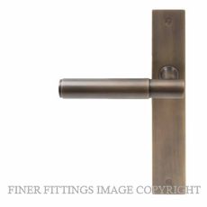 WINDSOR 8423 - 8477 OR VERGE PLAIN LEVER ON PLATE OIL RUBBED BRONZE