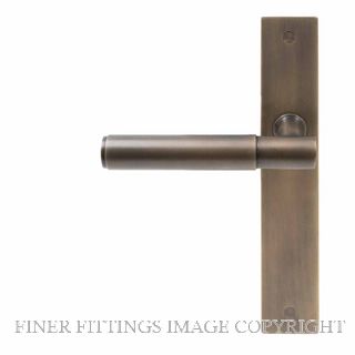 WINDSOR 8423RD OR NIDO VERGE PLAIN RH DUMMY LEVER ON PLATE OIL RUBBED BRONZE