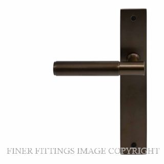 WINDSOR 8423RD CCB NIDO VERGE PLAIN RH DUMMY LEVER ON PLATE COCOA BRONZE
