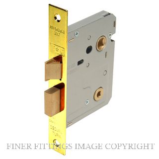 WINDSOR 1110 PB 57MM BATHROOM LOCK/LATCH (78MM CASE) POLISHED BRASS