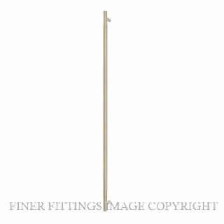 WINDSOR 8355-FF-USB PLAIN PULL HANDLE (FF) 450MM UNLAQUERED SATIN BRASS
