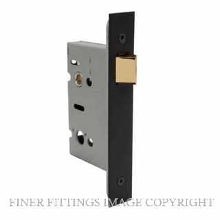 WINDSOR 1124 BLK 57MM PASSAGE MORTICE LATCH MATT BLACK