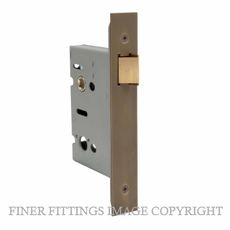 WINDSOR 1124 RB 57MM PASSAGE MORTICE LATCH ROMAN BRASS