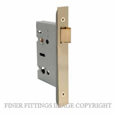 WINDSOR 1124 UB 57MM PASSAGE MORTICE LATCH UNLACQUERED BRASS