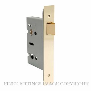 WINDSOR 1124 USB 57MM PASSAGE MORTICE LATCH UNLACQUERED SATIN BRASS
