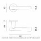ENGER GH6054 APRILE EUPHORIA LEVER ON ROSE GRAPHITE NICKEL
