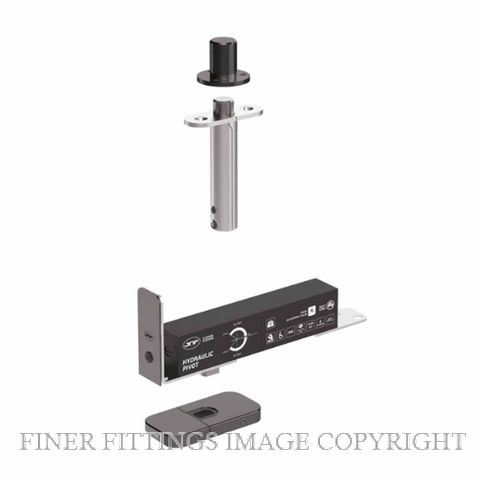 JNF IN.05.203.HO.TB HYDRAULIC PIVOT 60 EDGE (MAX 60KG) TITANIUM BLACK