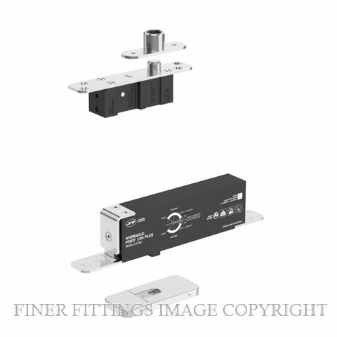 JNF IN.05.213.HO HYDRAULIC PIVOT 100 PLUS (TO 100KG) 1300MM DOOR SATIN STAINLESS 304