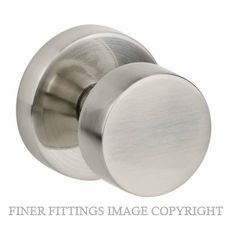 SYLVAN E84 NAPIER KNOB ON ROSE SATIN NICKEL