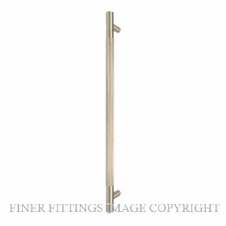 WINDSOR 8354-FF-USB SENTO LINEAR KNURL PULL HANDLE (FF) 450MM UNLACQUERED SATIN BRASS