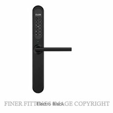 E LOK 905B 0 BLK 9B RAISED BUTTON SMART LOCK SMART LEVER SET MATT BLACK