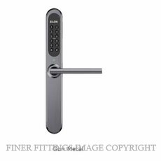 E LOK 905B 0 GM 9B RAISED BUTTON SMART LOCK SMART LEVER SET GUN METAL