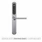 E LOK 905B 0 SS 9B RAISED BUTTON SMART LOCK SMART LEVER SET SATIN STAINLESS