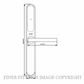 E LOK 905B 0 SS 9B RAISED BUTTON SMART LOCK SMART LEVER SET SATIN STAINLESS