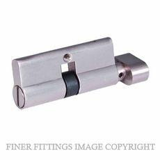 SYLVAN S725BK PRIVACY & TURN EURO CYLINDER SATIN NICKEL