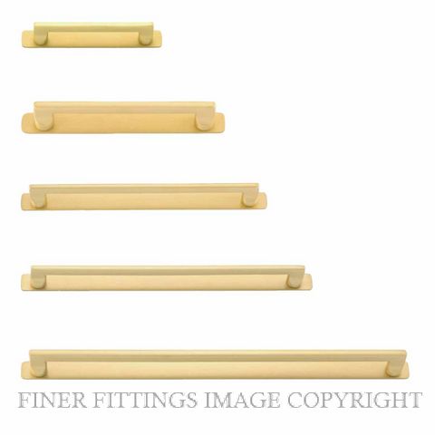IVER 17200B-17204B CABINET PULL WITH BACKPLATE BRUSHED GOLD