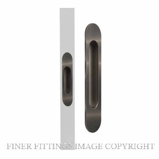 MARDECO GN9008/SET GN M SERIES FLUSH PULL X2 GRAPHITE NICKEL