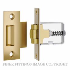 IVER 21852 ROLLER BOLT INC STRIKE POLISHED BRASS
