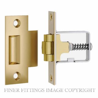 IVER 21852 ROLLER BOLT INC STRIKE POLISHED BRASS