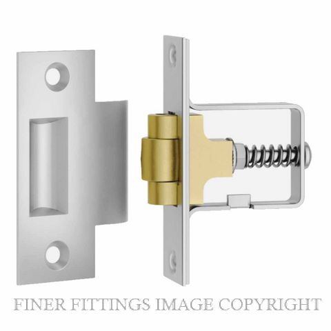 IVER 21856 ROLLER BOLT INC STRIKE BRUSHED CHROME