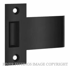 IVER 21964 EXTENDED STRIKER TO SUIT TUBE LATCH ROLLER MATT BLACK