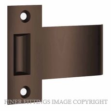 IVER 21963 EXTENDED STRIKER TO SUIT TUBE LATCH ROLLER ANTIQUE BRASS