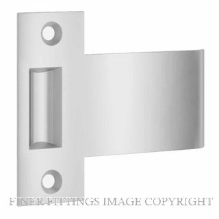 IVER 21966 EXTENDED STRIKER TO SUIT TUBE LATCH ROLLER SATIN CHROME