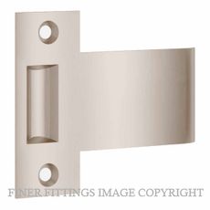 IVER 21970 EXTENDED STRIKER TO SUIT TUBE LATCH ROLLER SATIN NICKEL